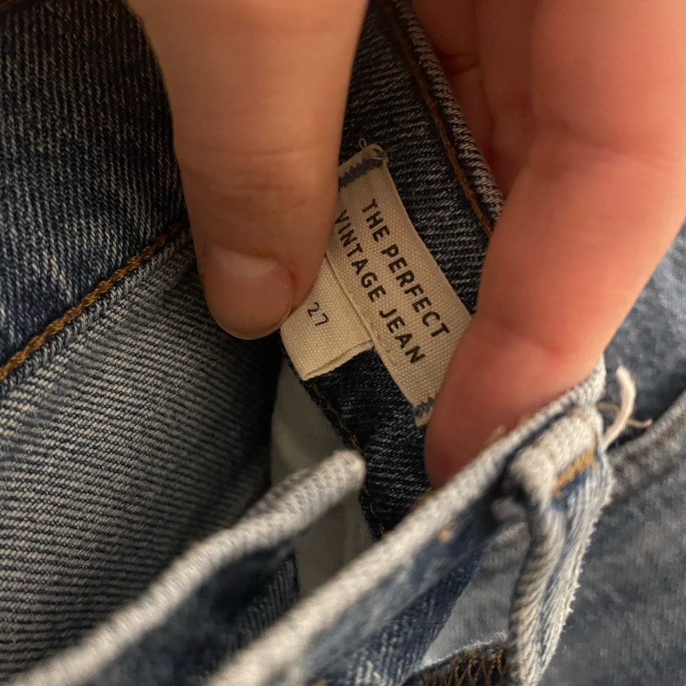 Madewell Women's Jeans | The Perfect Vintage Jean with Frayed Hem - Picture 6 of 6